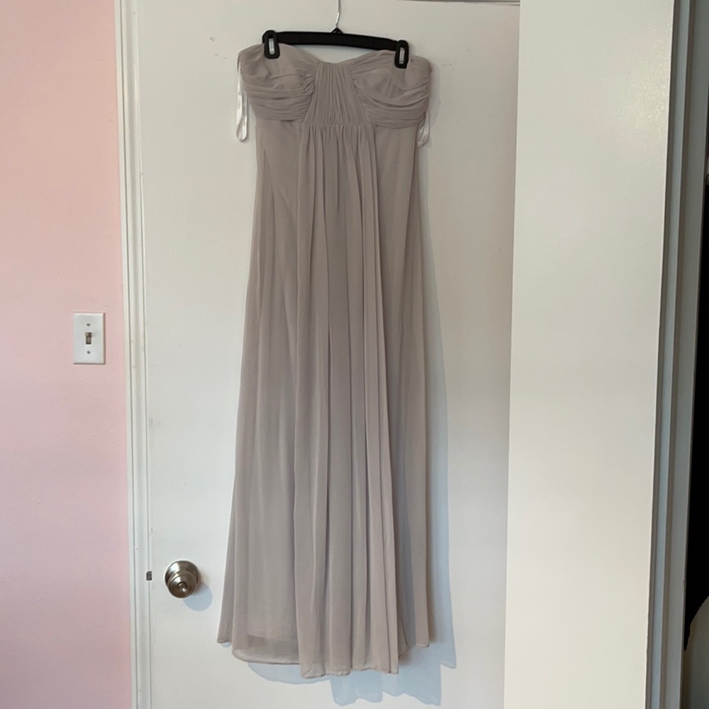 Grey bridesmaid dress worn once